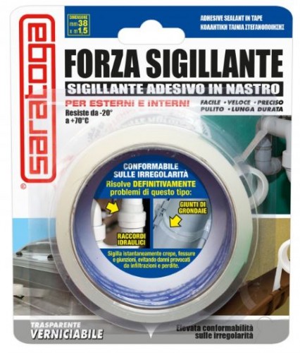 NASTRO ADES.IN SILICONE FORZA SIGILLANTE   