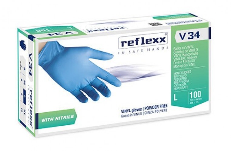 GUANTI NITRILE REFLEXX V34 TG. L   