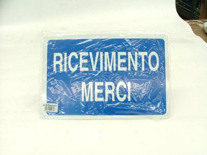 CARTELLO ALL. 30X20 RICEV. MERCI 4103910   