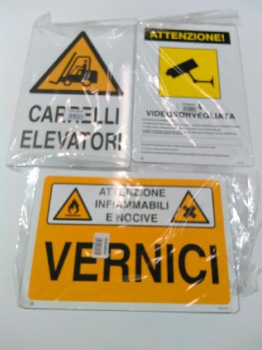 CARTELLO ALL. 30X20 VERNICI 00500290   