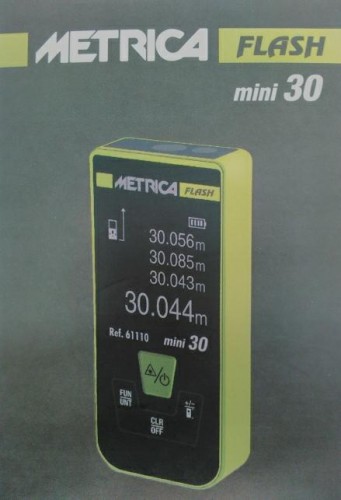 MISURATORE LASER MINI FLASH 30 MT.- 61110   